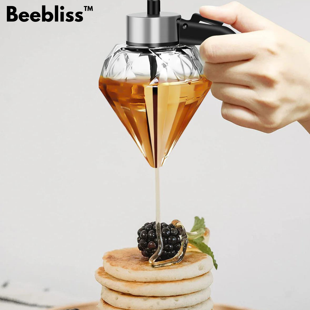 BeeBliss© Honey and Oil Dispenser with Stand
