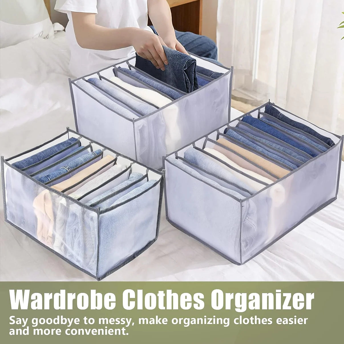 WardrobeWhisper© Wardrobe Clothes Storage Organizer
