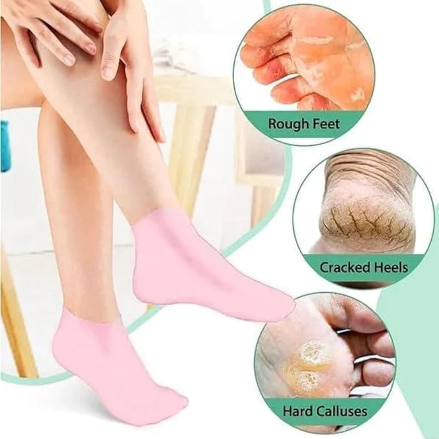 SoftStep© Silicon Pedicure Socks (Buy 1 Get 1 Free)