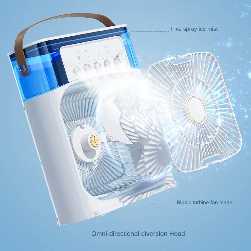 BreezeMist™ Mini Portable Humidifier Fan - TUNEFRESH