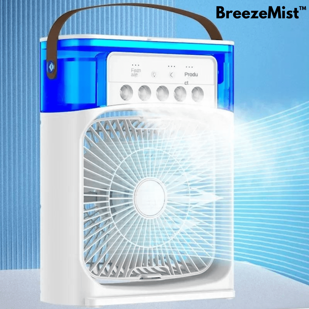 BreezeMist™ Mini Portable Humidifier Fan - TUNEFRESH