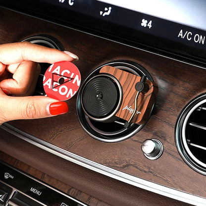 RECORD PLAYER CAR FRESHNER - AROMATHERAPY TABLETS INCLUDED - TUNEFRESH