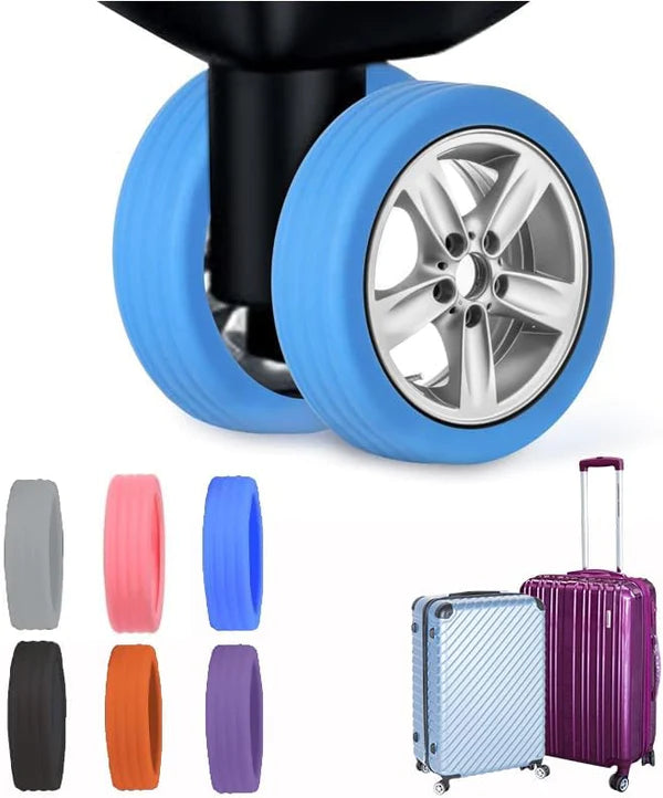 RollGuard© Travel Luggage Wheel Covers